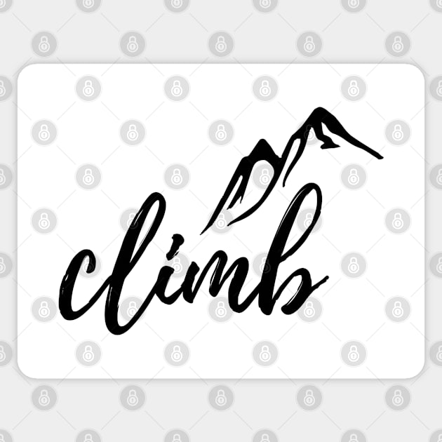 CLIMB Sticker by TheMidnightBruja